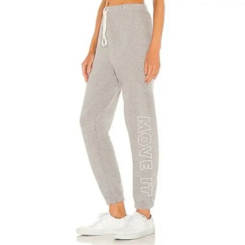 MOTHER Heather Gray Move It Joggers